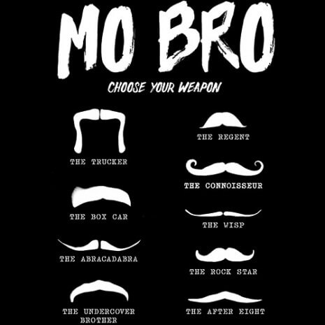 Mo Bro Mustache Inspiration | via TAPED, the ECHOtape blog
